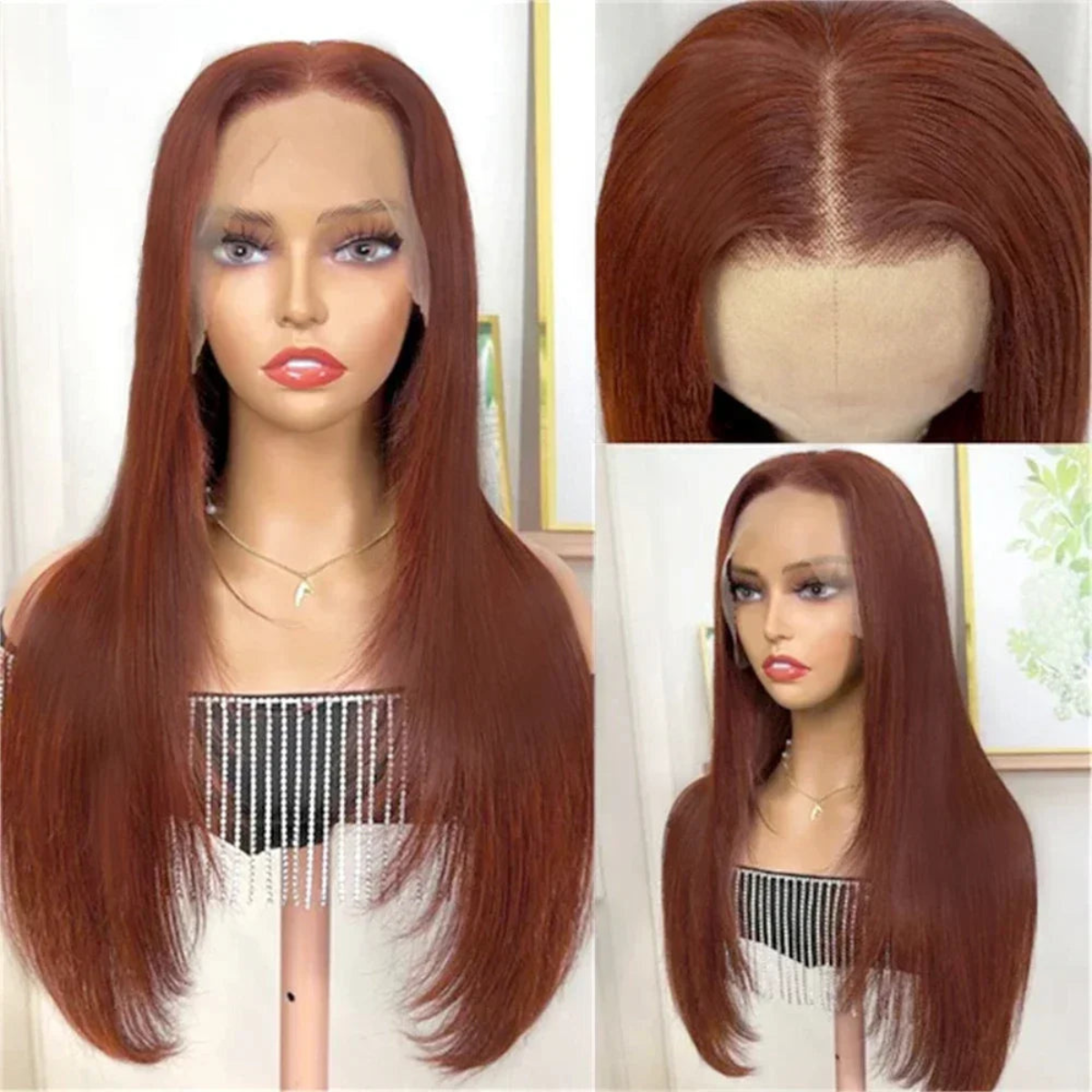 Lace Front Ruivo Natasha - 60cm