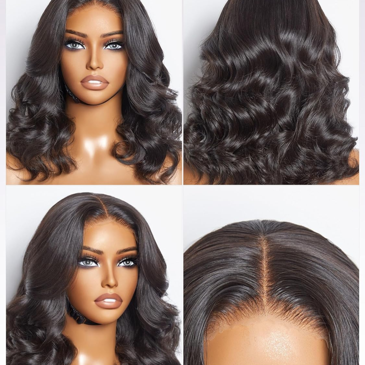 Lace Front Humana Ondulada Carol - 35cm