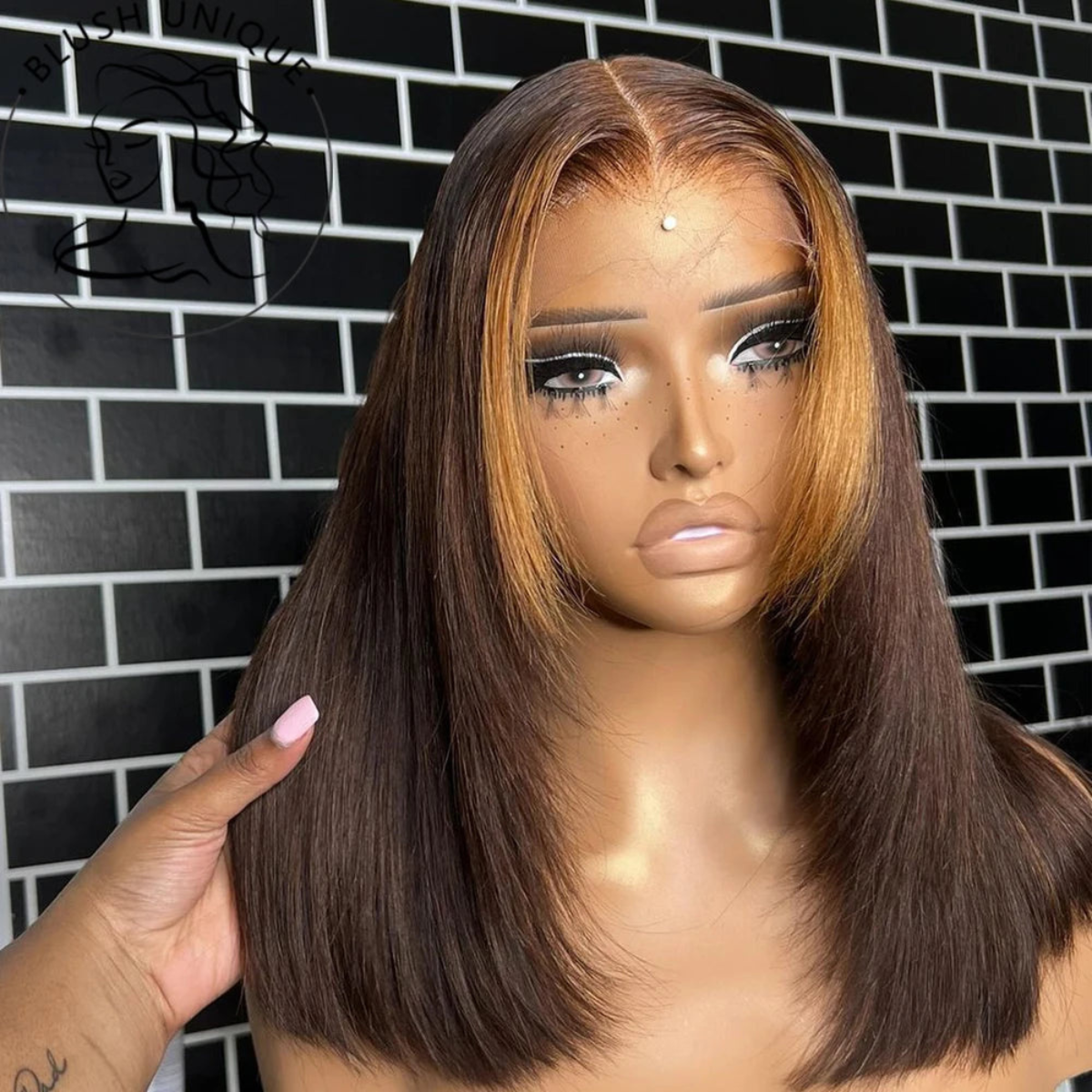 Lace Front Mecha Loira Tiffany - 50cm