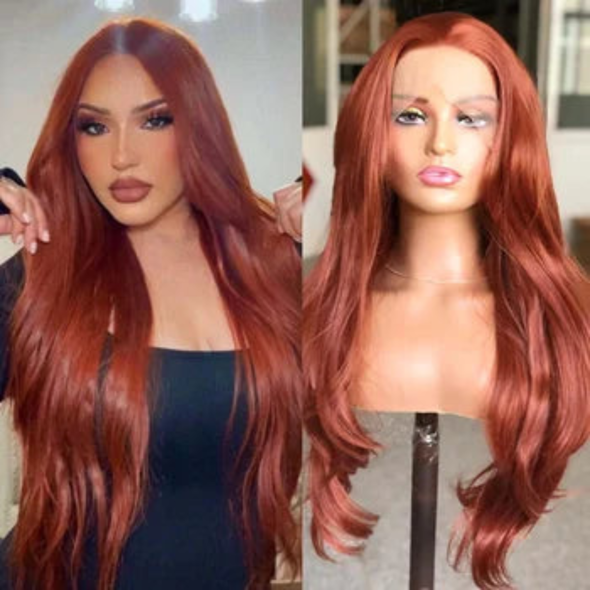 Lace Front Ruivo Natasha - 60cm