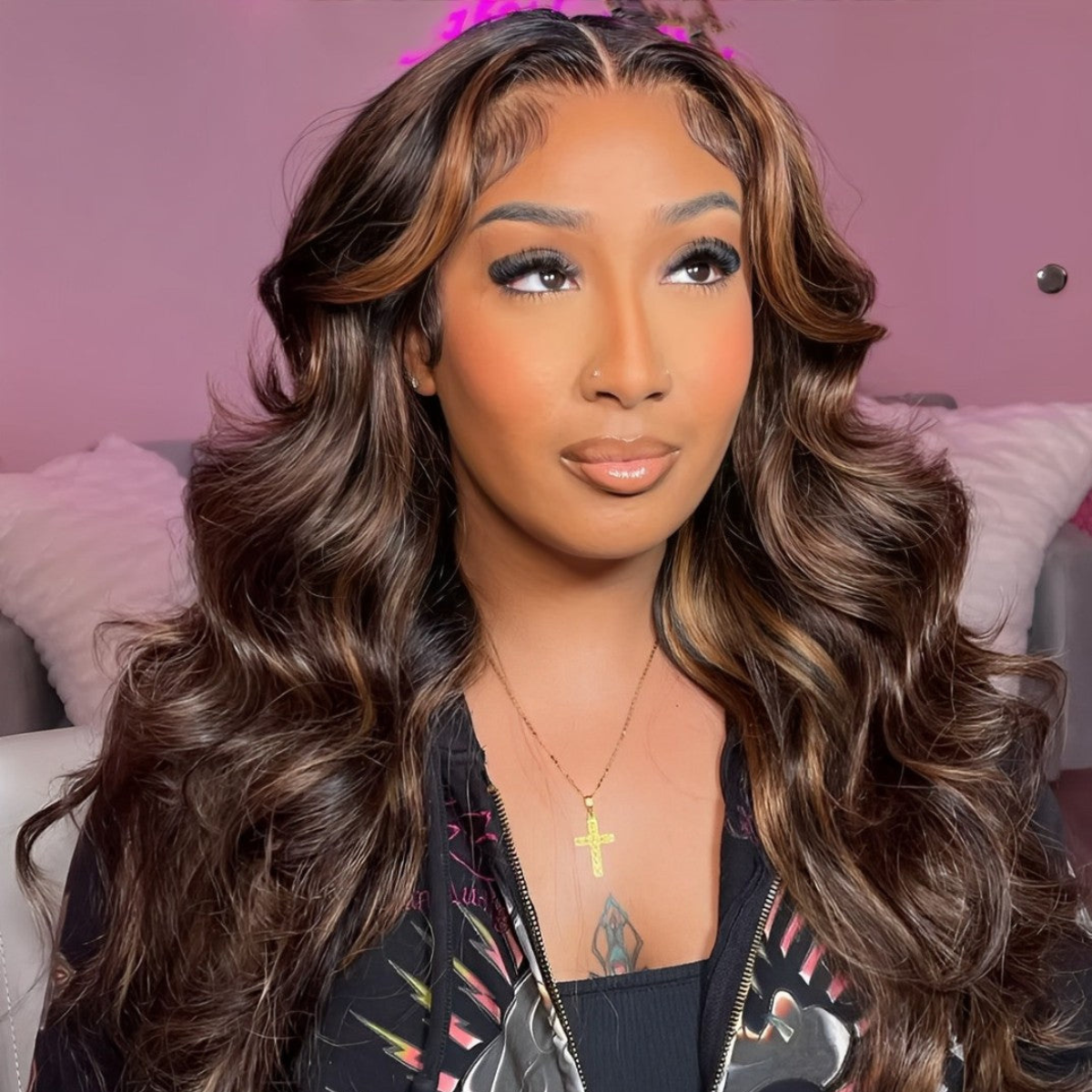 Lace Front Ondulada 13X4 Bio Fibra Orgânica Premium Mayra - 70cm