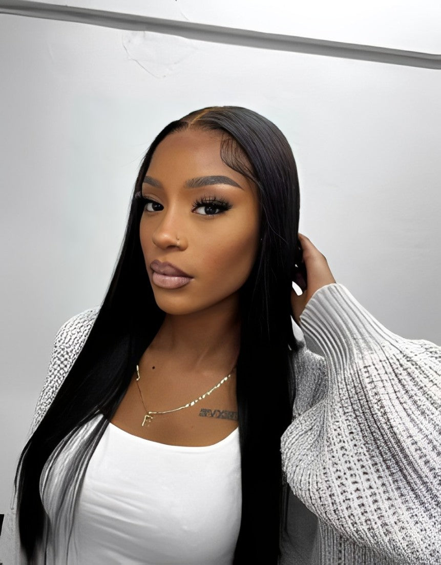 Lace Front 100% Cabelo Humano Tela HD Kira - 50cm