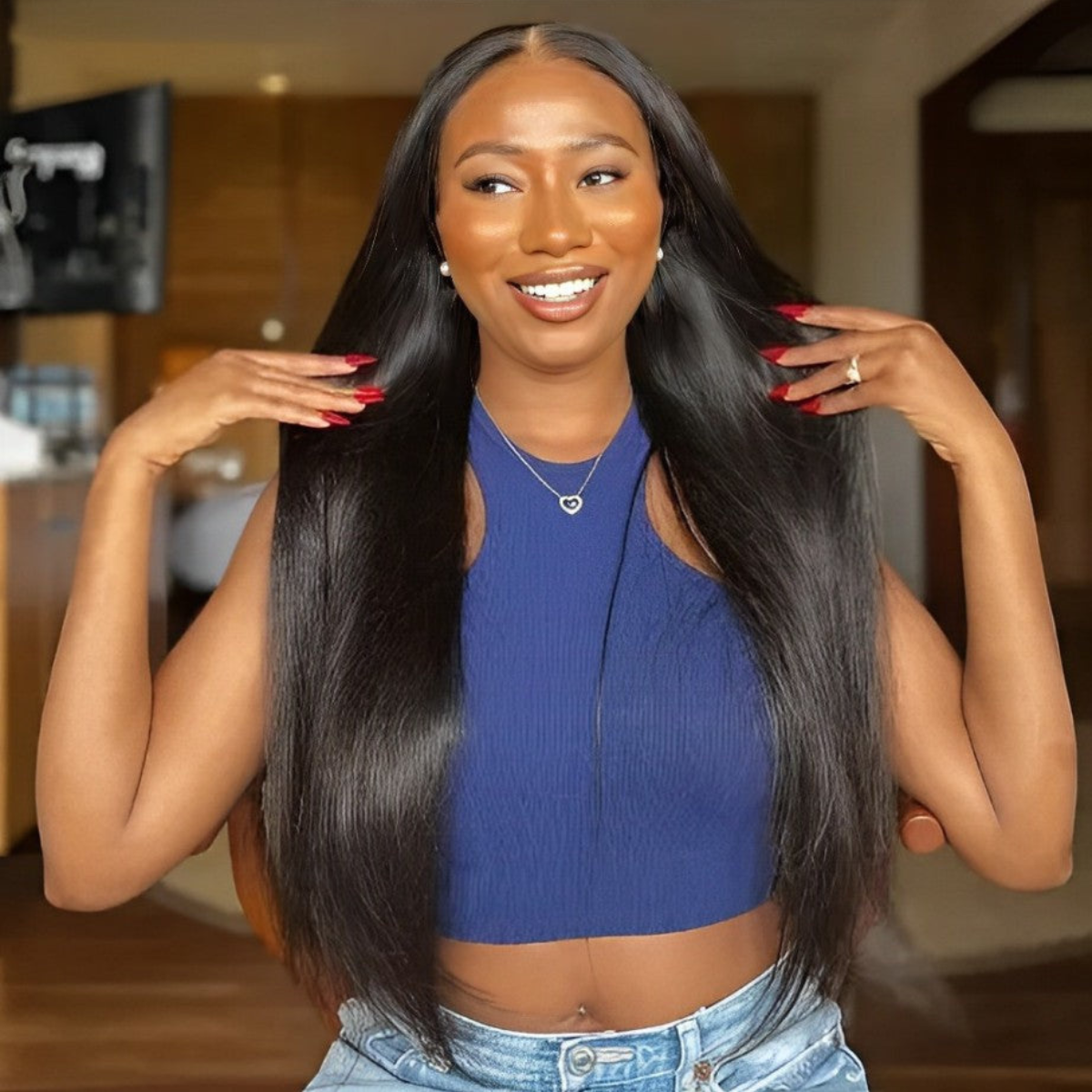 Lace Front Cabelo Humano Tela HD Mayara - 60cm