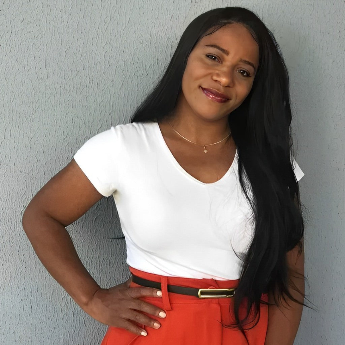 Lace Front Fibra Premium 13x4 Dandara - 60cm