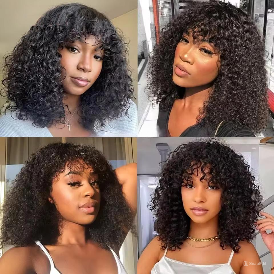 Peruca Cacheada 100% Cabelo Humano Livia - 35cm