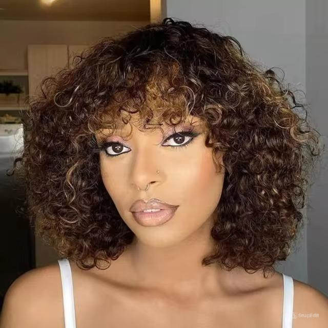 Peruca Cacheada 100% Cabelo Humano Livia - 35cm