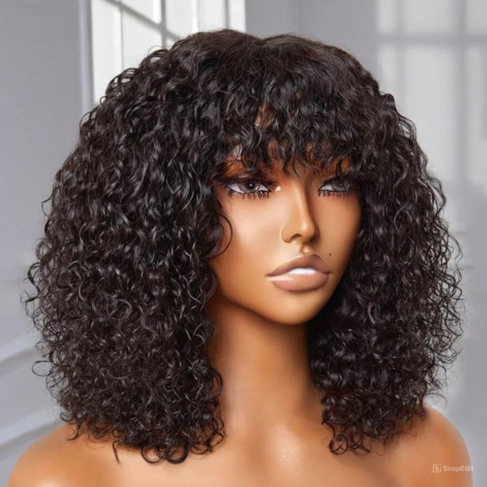 Peruca Cacheada 100% Cabelo Humano Livia - 35cm