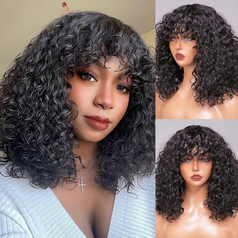 Peruca Humana Cacheada Leticia - 35cm