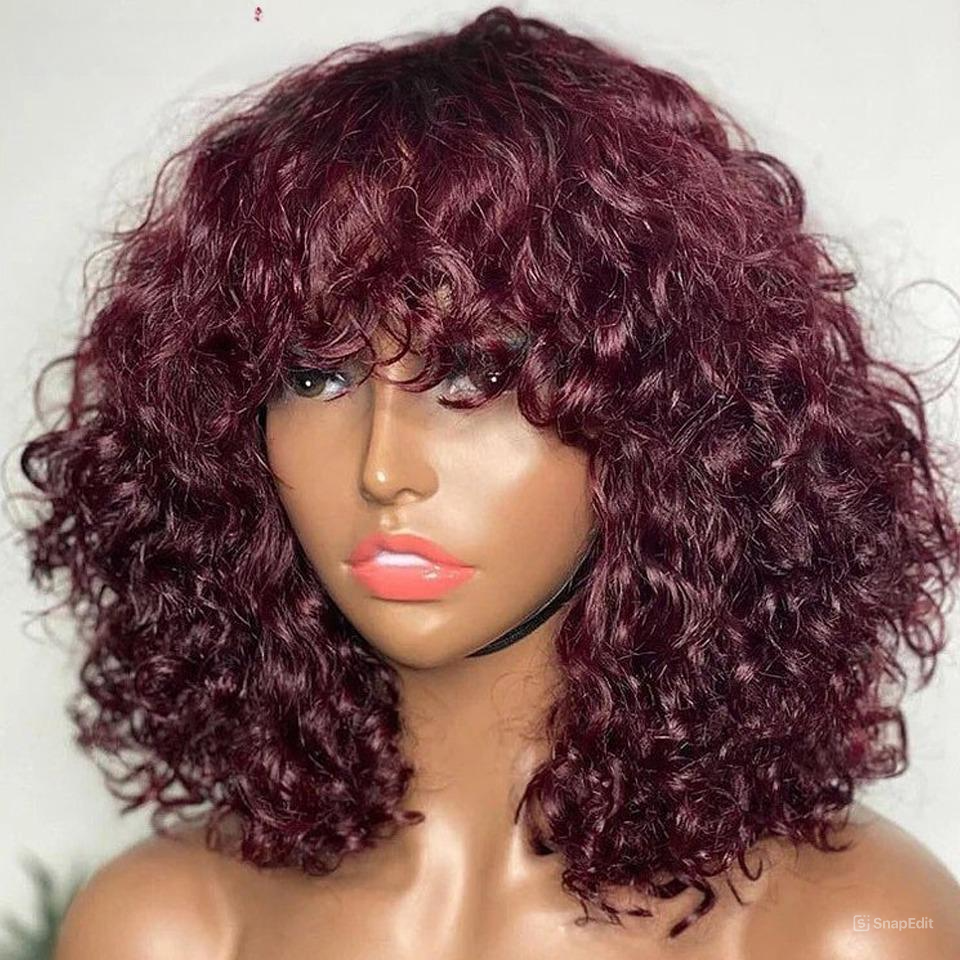 Peruca Humana Cacheada Leticia - 35cm