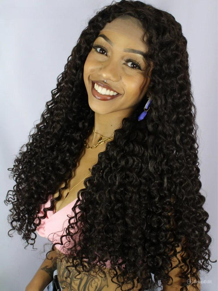 Percuca Wig Cacheada Bio Fibra Orgânica Premium Rebeca - 70cm