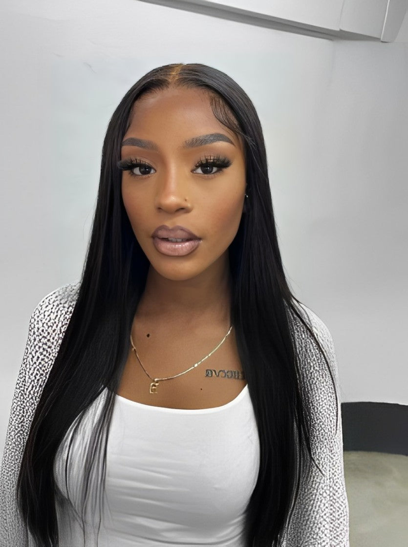 Lace Front 100% Cabelo Humano Tela HD Kira - 50cm