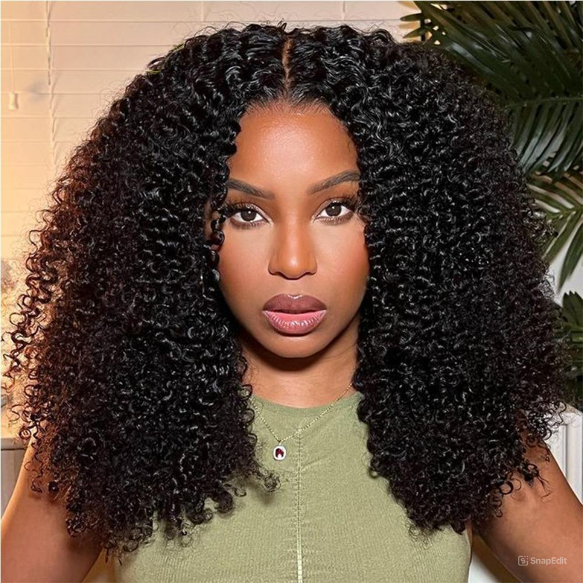 Lace Front Cabelo Humano Cacheado Tela HD Beatriz - 55cm