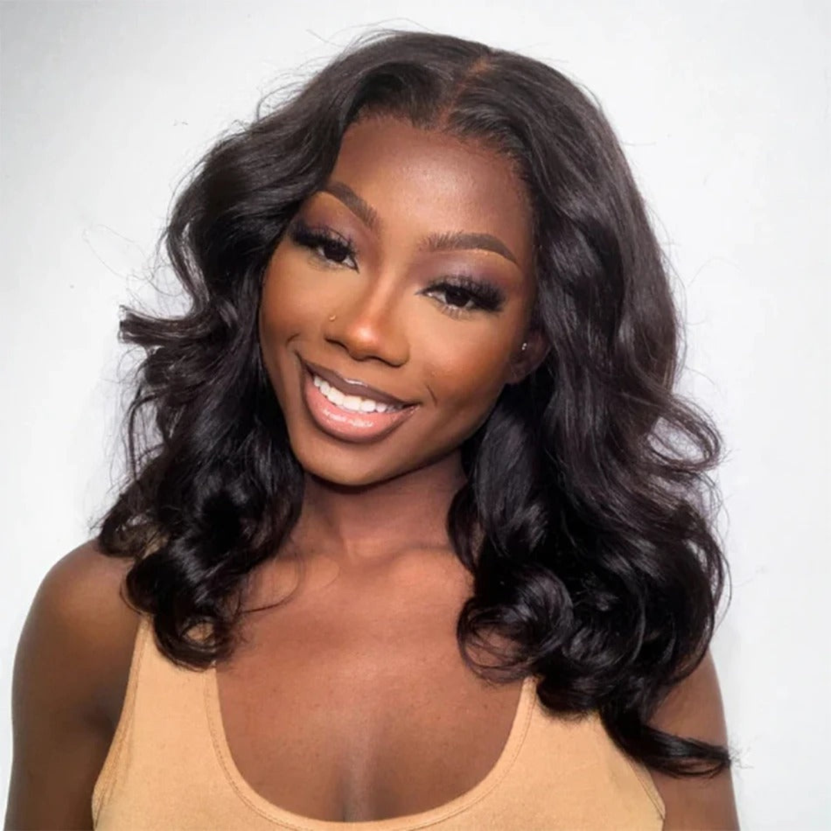 Lace Front Humana Ondulada Carol - 35cm