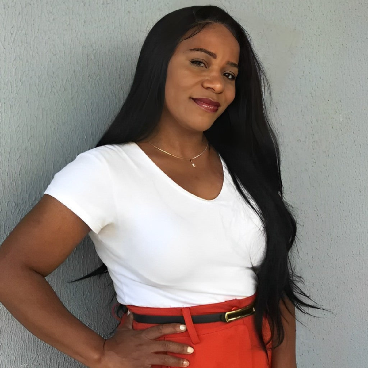 Lace Front Fibra Premium 13x4 Dandara - 60cm