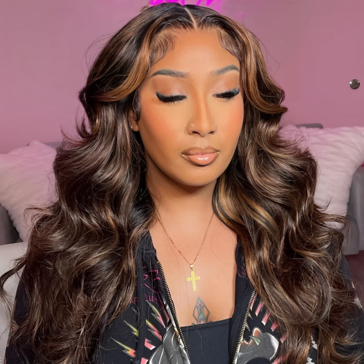 Lace Front Ondulada 13X4 Bio Fibra Orgânica Premium Mayra - 70cm