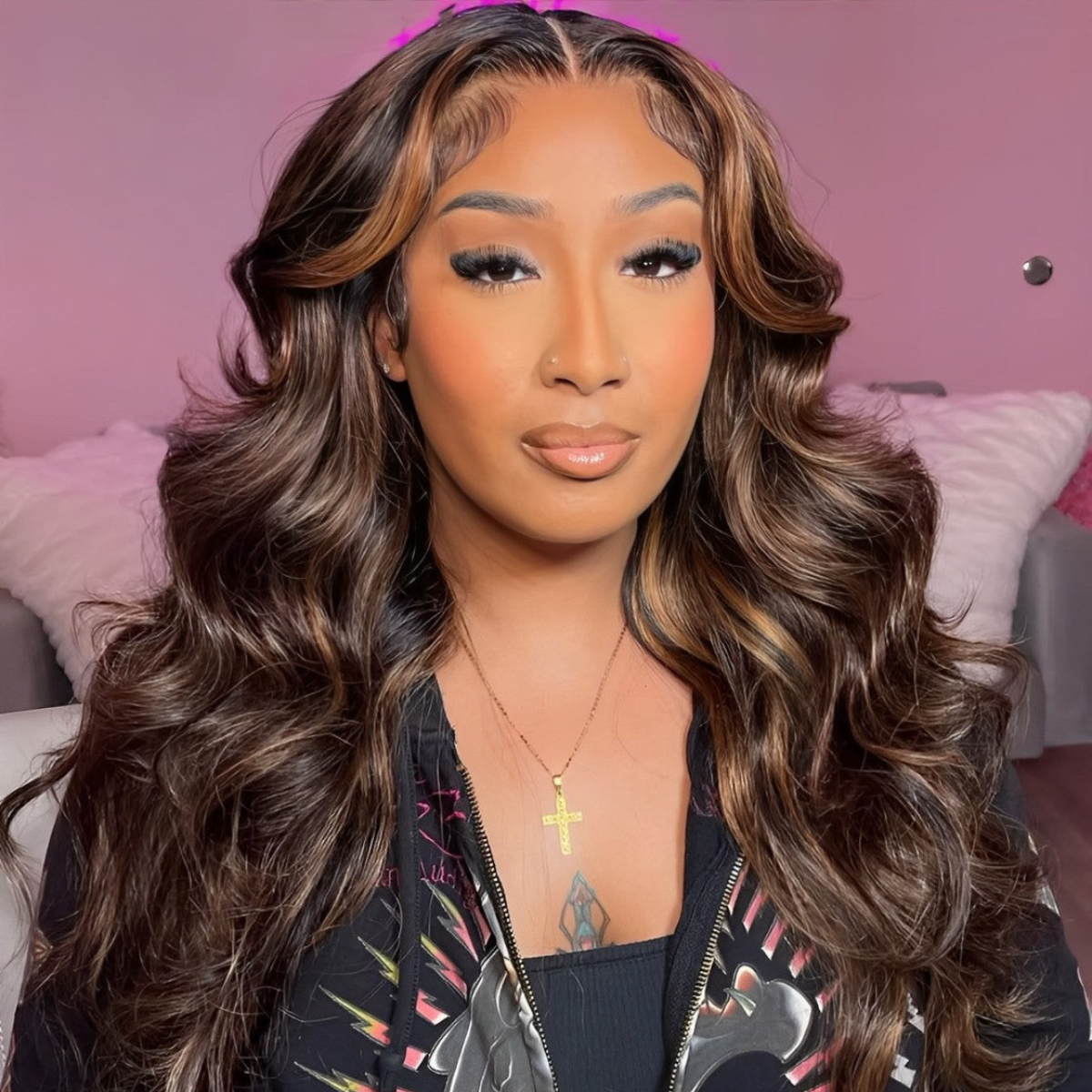 Lace Front Ondulada 13X4 Bio Fibra Orgânica Premium Mayra - 70cm