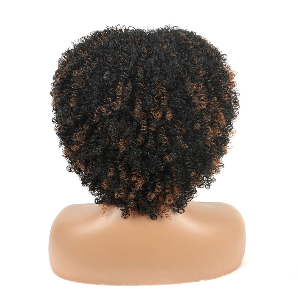 Peruca Wig Fibra Premium Cacheado Kiara - 25cm