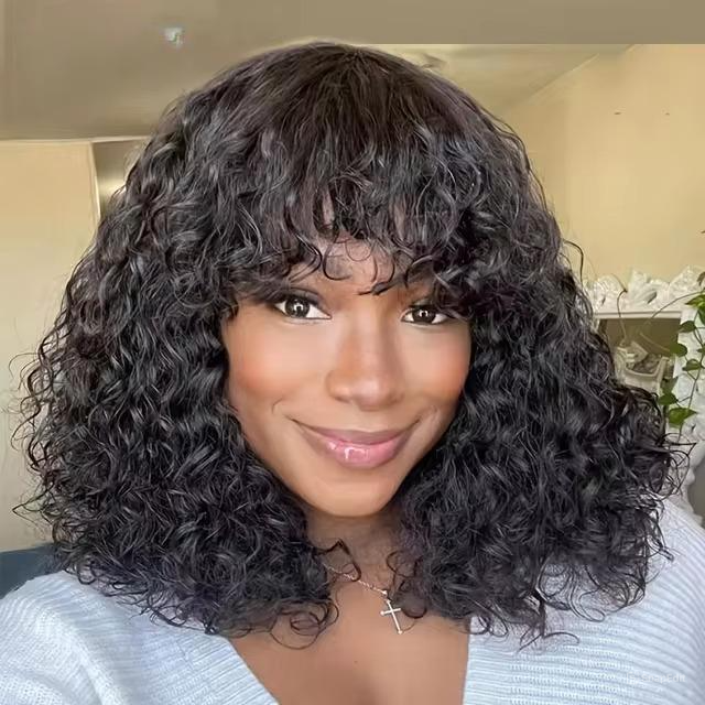 Peruca Cacheada 100% Cabelo Humano Livia - 35cm