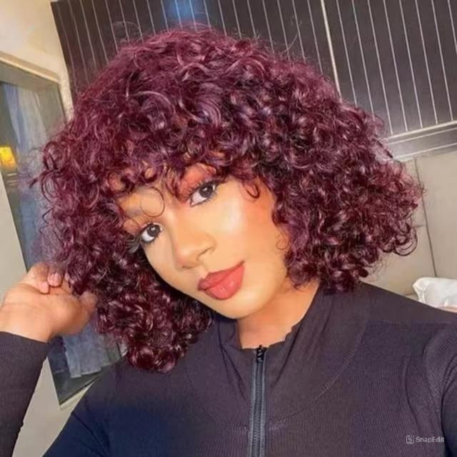 Peruca Cacheada 100% Cabelo Humano Livia - 35cm