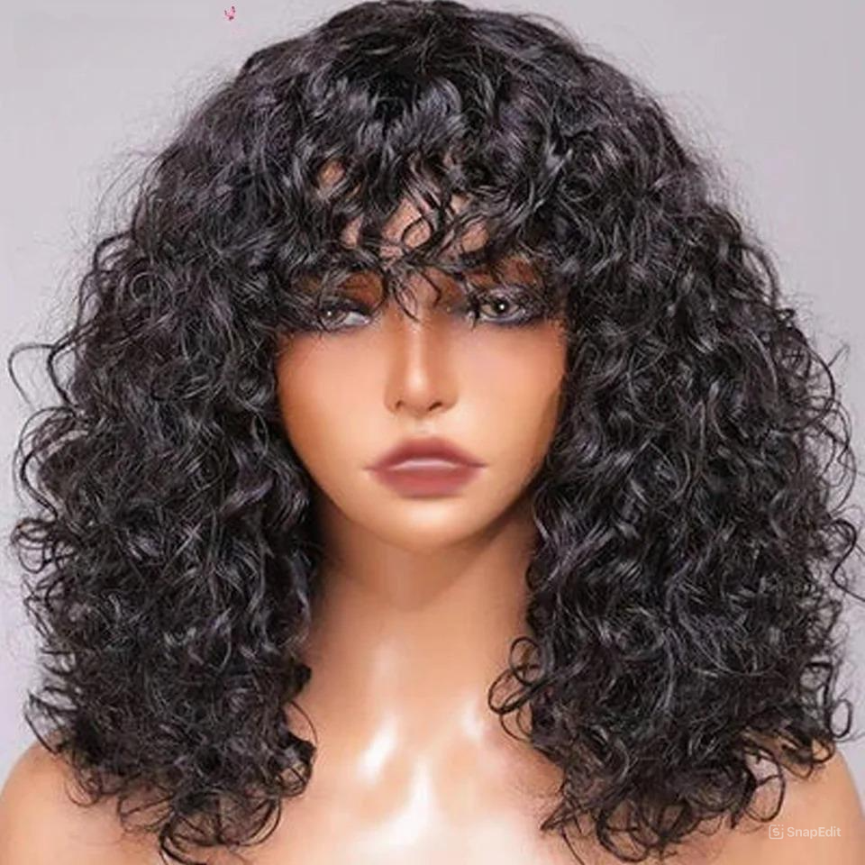 Peruca Humana Cacheada Leticia - 35cm